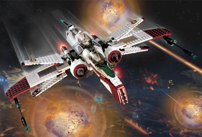 LEGO Set-ARC-170 Starfighter-Star Wars / Star Wars Episode 3-7259-1-Creative Brick Builders